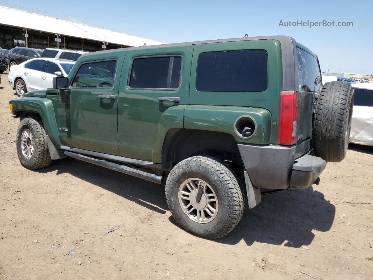 2006 Hummer H3  Green vin: 5GTDN136668108506