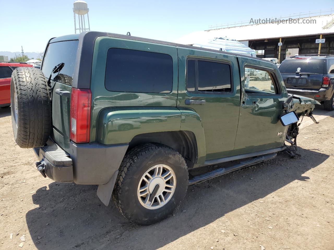 2006 Hummer H3  Green vin: 5GTDN136668108506