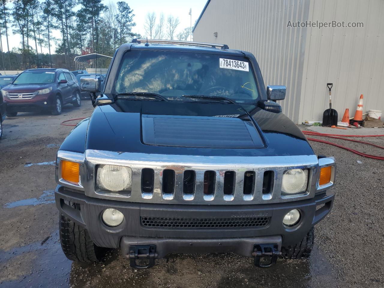 2006 Hummer H3  Black vin: 5GTDN136668109896