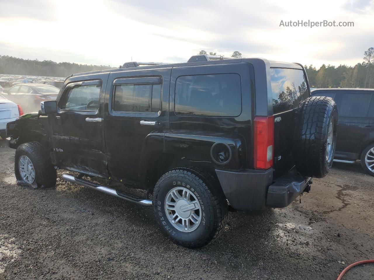 2006 Hummer H3  Black vin: 5GTDN136668109896