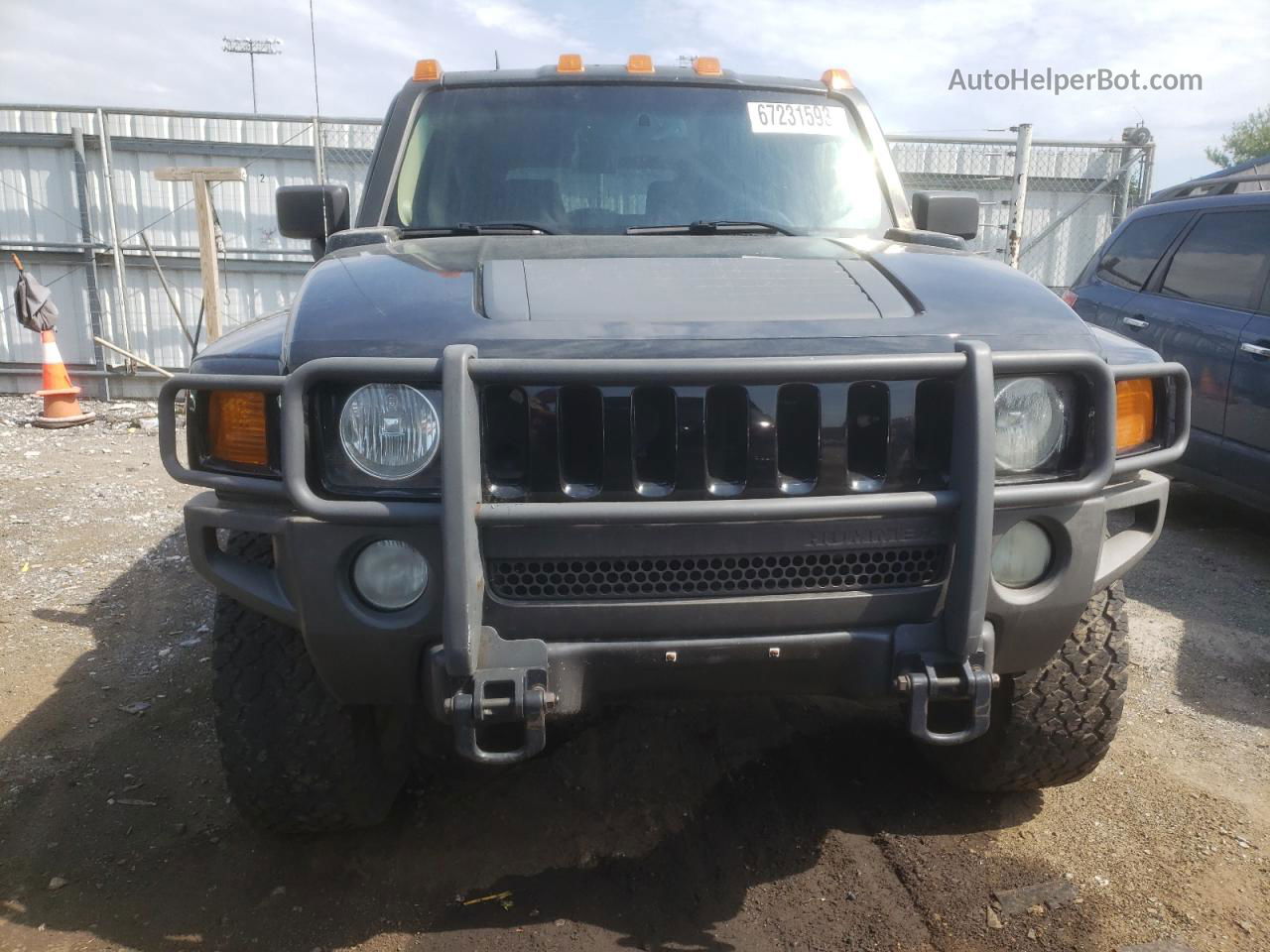 2006 Hummer H3  Black vin: 5GTDN136668117691