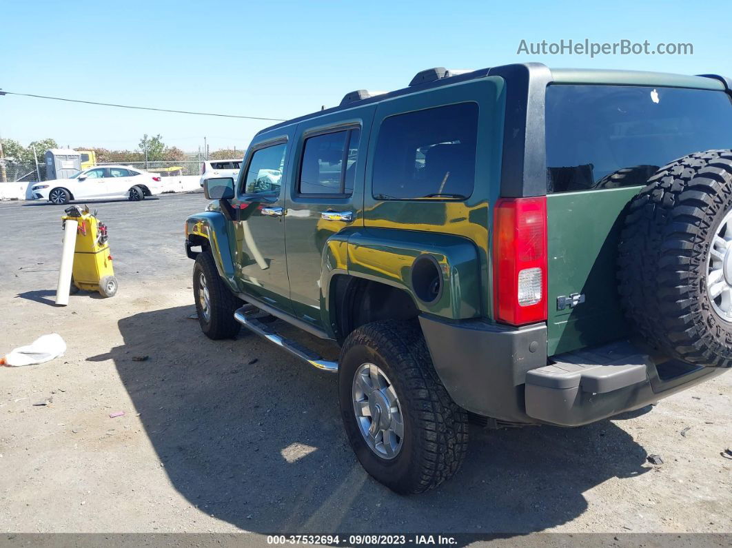 2006 Hummer H3   Зеленый vin: 5GTDN136668160699