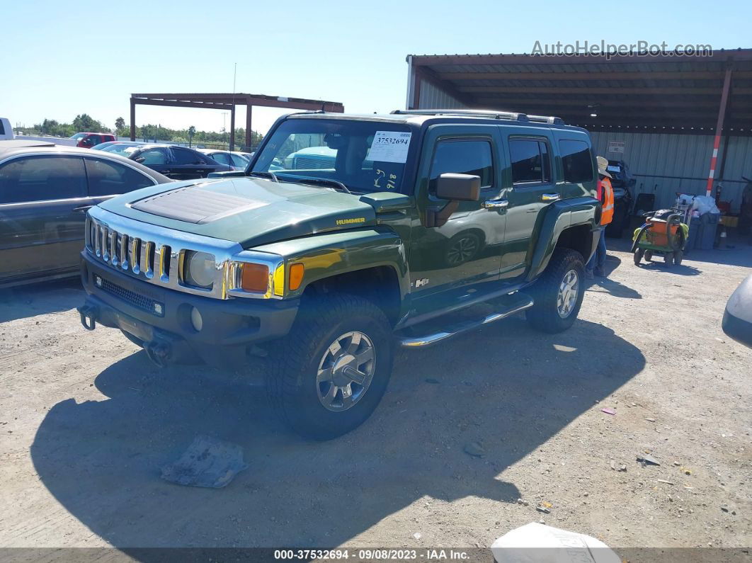 2006 Hummer H3   Зеленый vin: 5GTDN136668160699