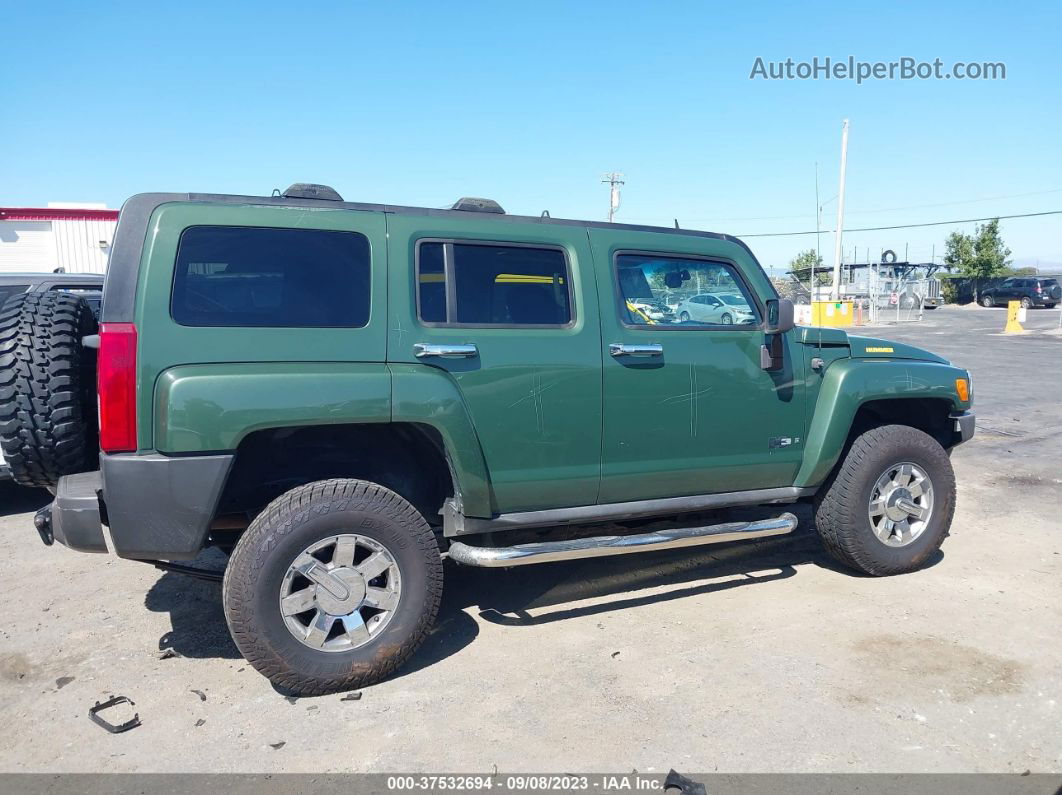 2006 Hummer H3   Зеленый vin: 5GTDN136668160699