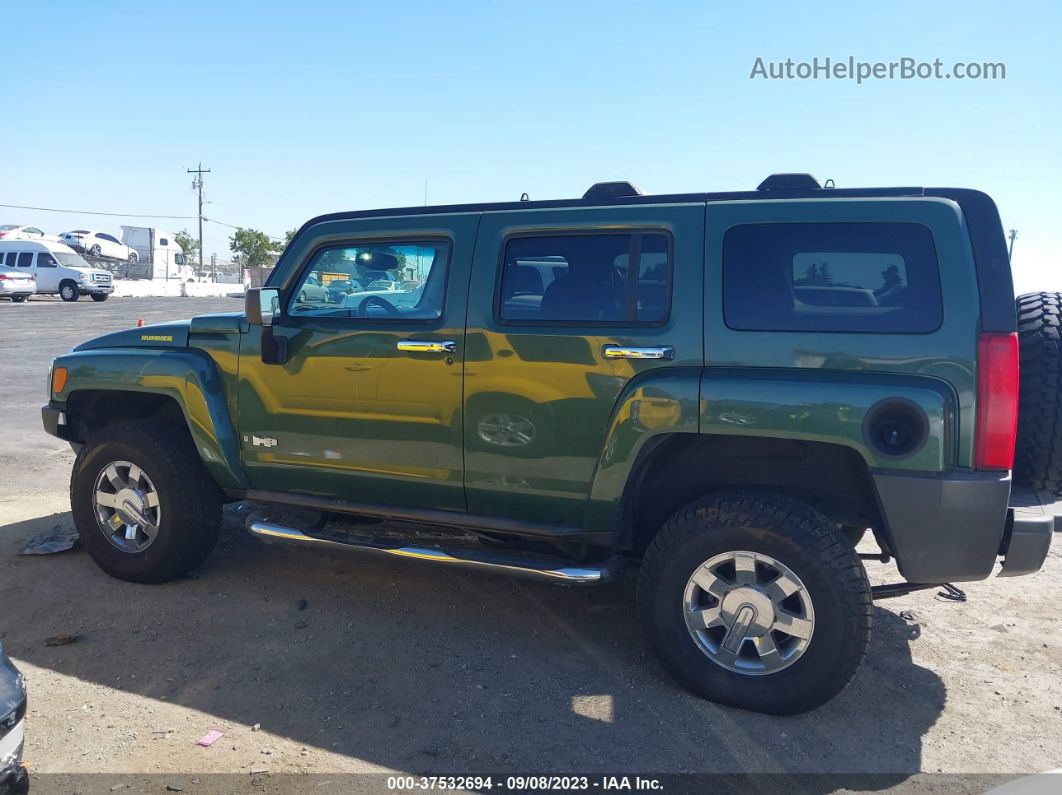 2006 Hummer H3   Зеленый vin: 5GTDN136668160699