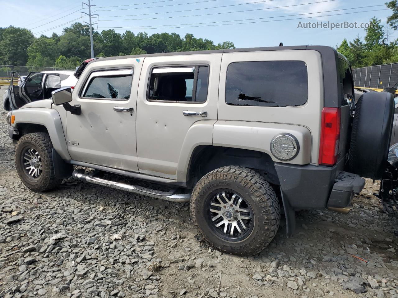 2006 Hummer H3  Tan vin: 5GTDN136668197039