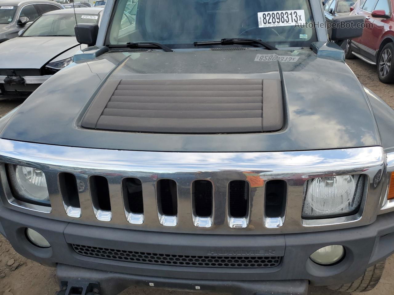 2006 Hummer H3  Gray vin: 5GTDN136668210730