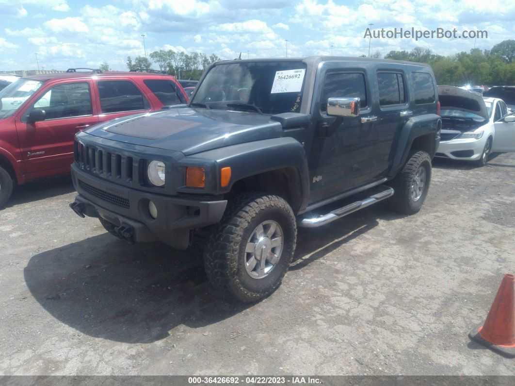 2006 Hummer H3   Green vin: 5GTDN136668286741