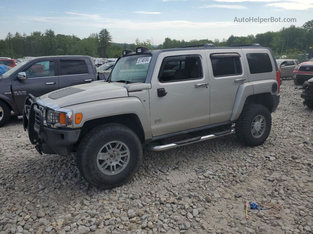 2006 Hummer H3  Silver vin: 5GTDN136668309449