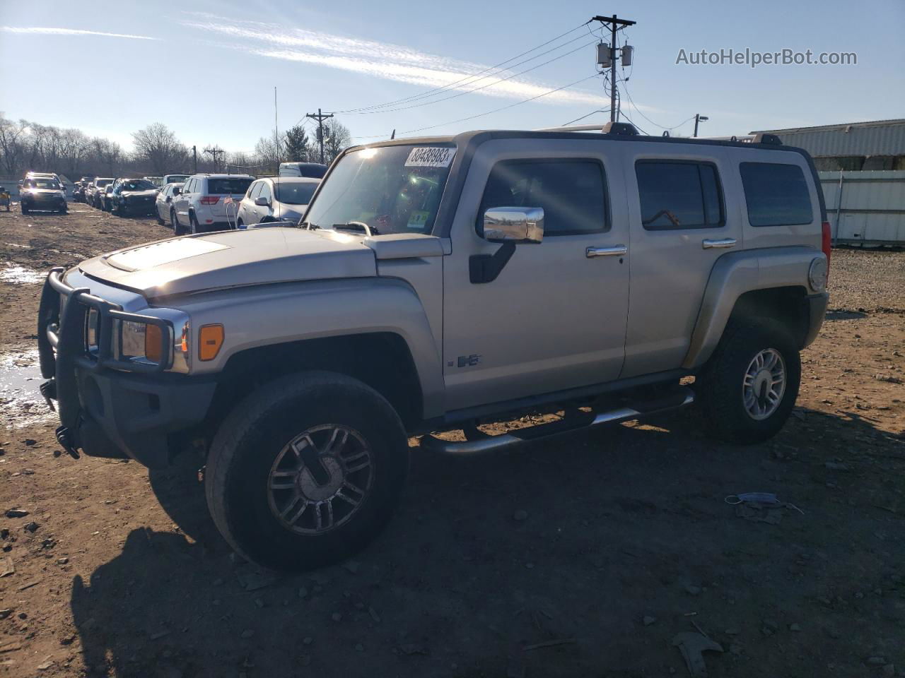 2006 Hummer H3  Beige vin: 5GTDN136768108403