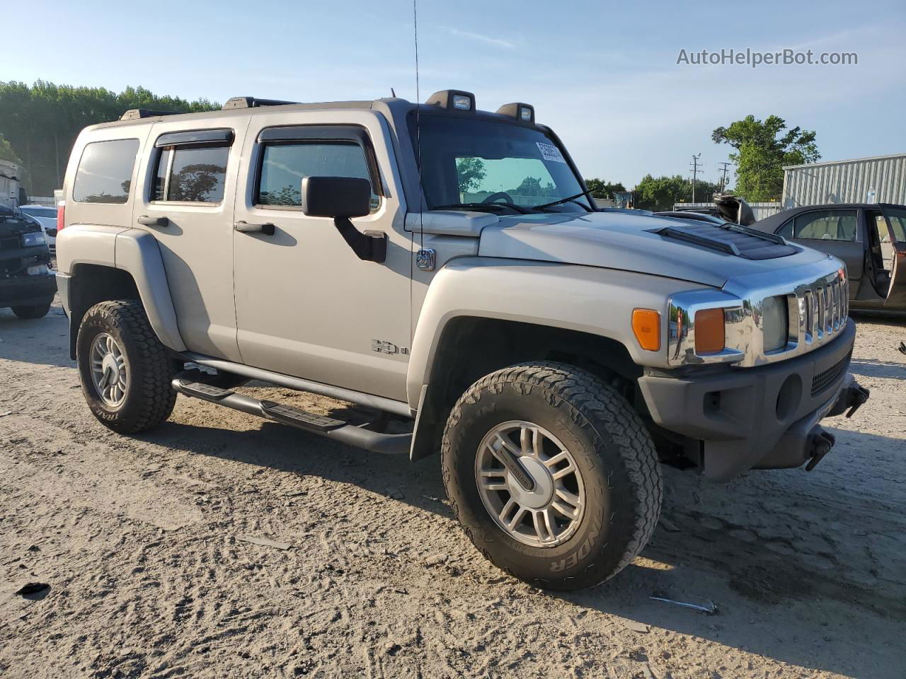 2006 Hummer H3  Tan vin: 5GTDN136768109695