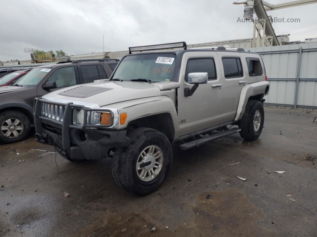 2006 Hummer H3  Серый vin: 5GTDN136768118512