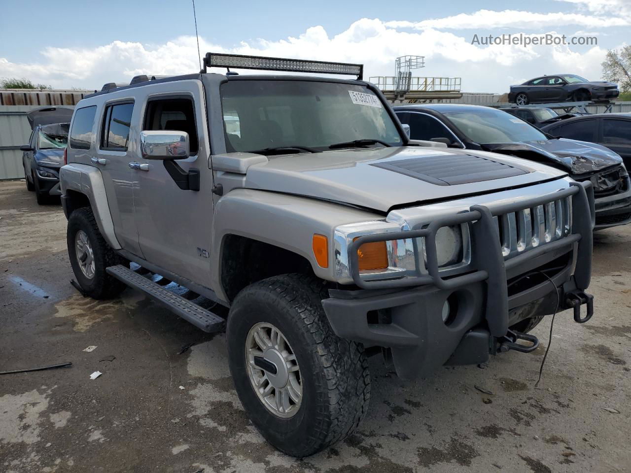 2006 Hummer H3  Gray vin: 5GTDN136768118512