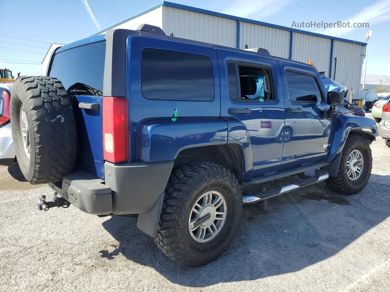 2006 Hummer H3  Blue vin: 5GTDN136768123676