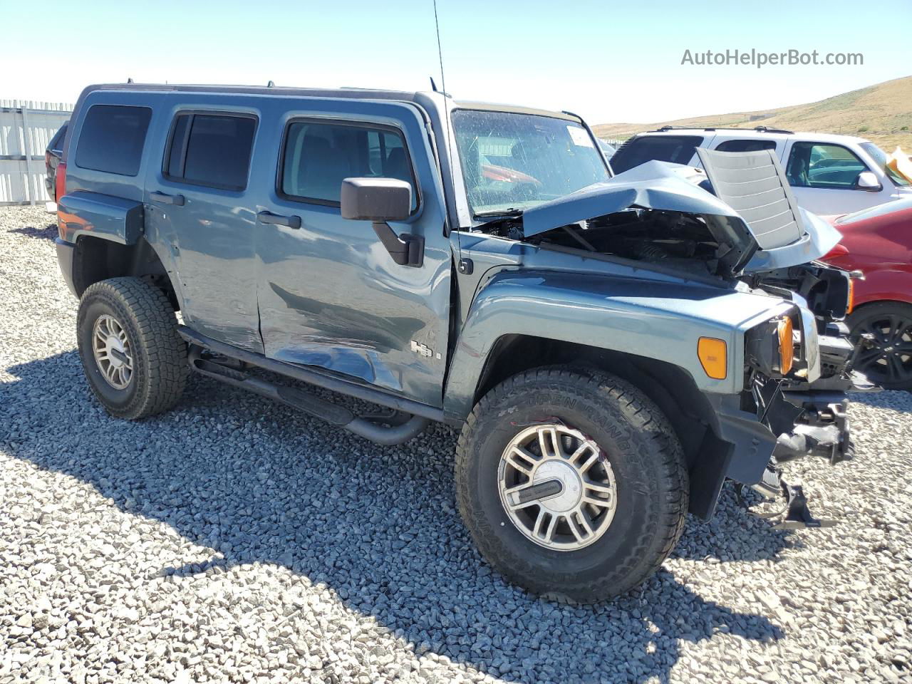 2006 Hummer H3  Blue vin: 5GTDN136768154863