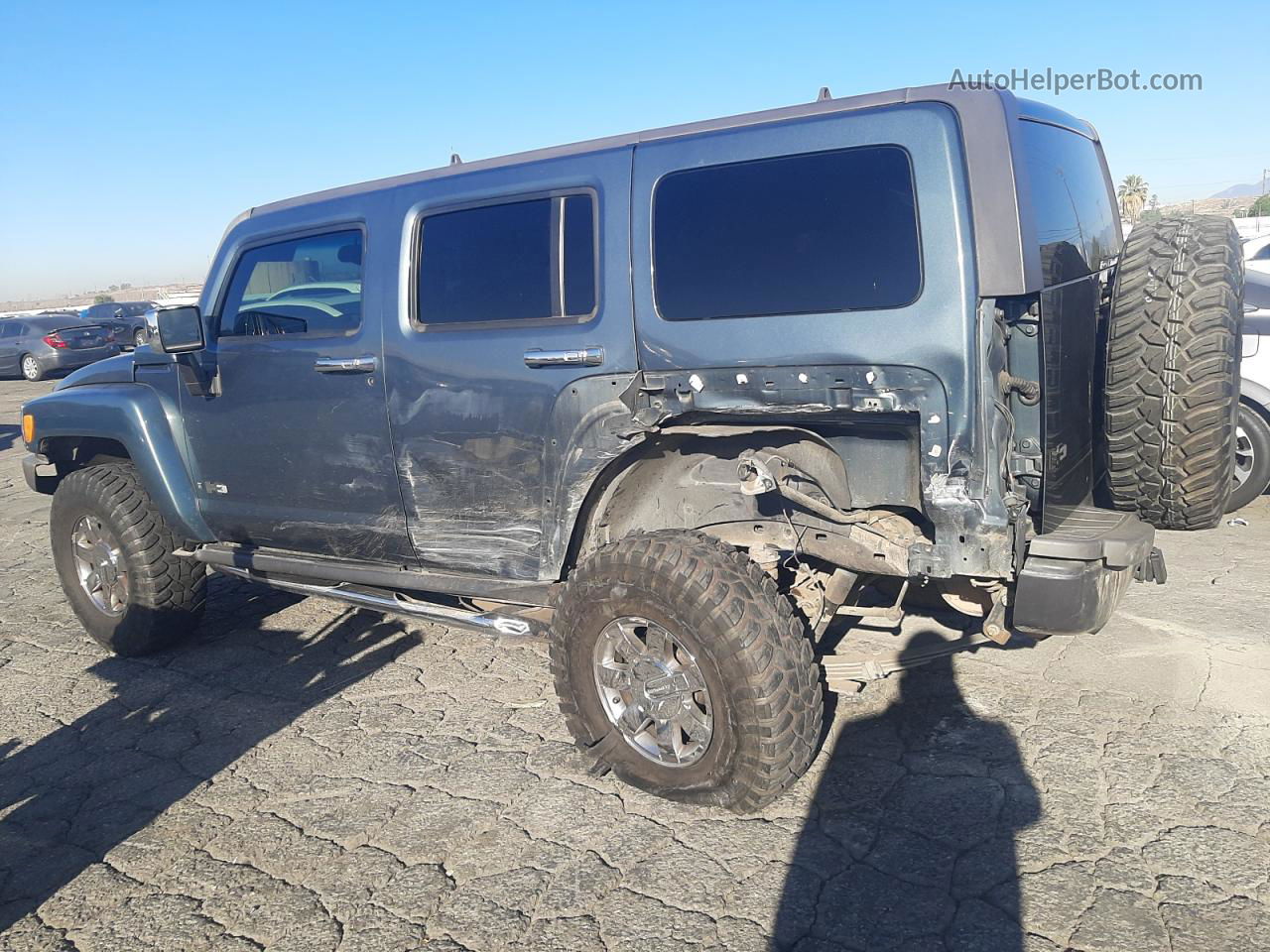 2006 Hummer H3  Blue vin: 5GTDN136768175423