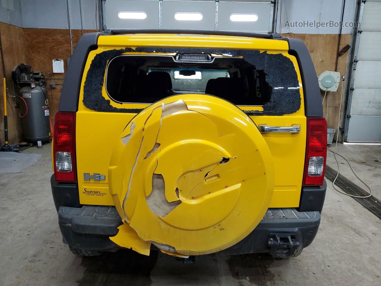 2006 Hummer H3  Yellow vin: 5GTDN136768253781