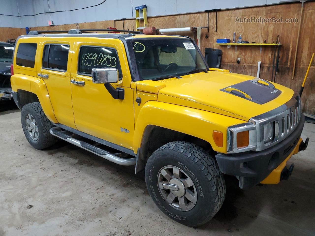 2006 Hummer H3  Yellow vin: 5GTDN136768253781