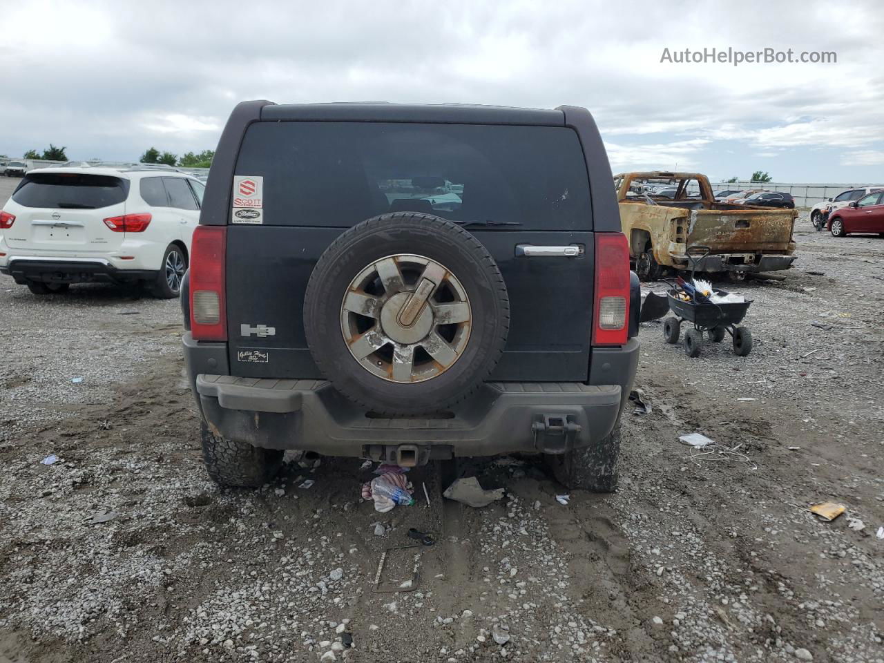 2006 Hummer H3  Black vin: 5GTDN136768281810