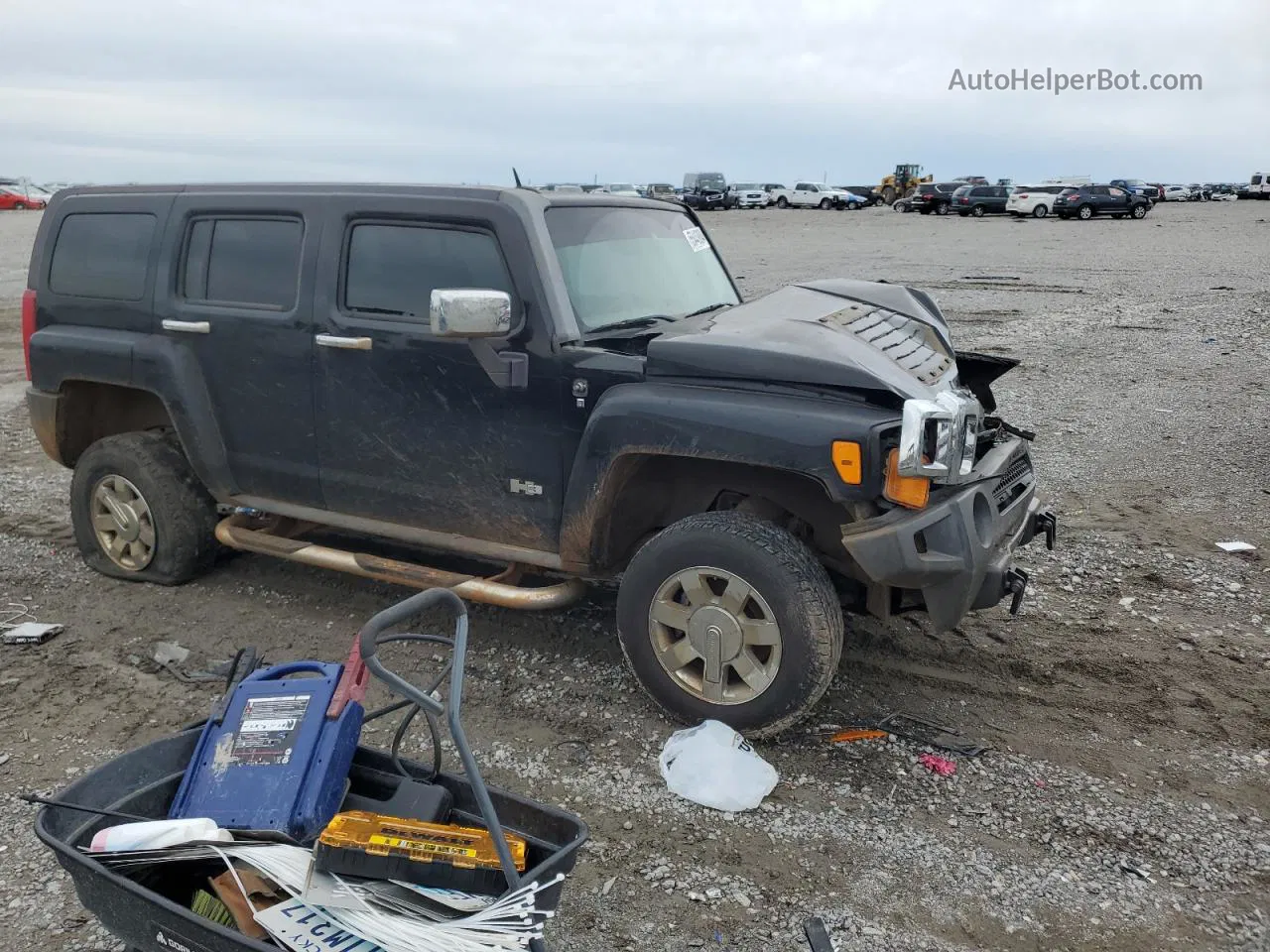 2006 Hummer H3  Black vin: 5GTDN136768281810