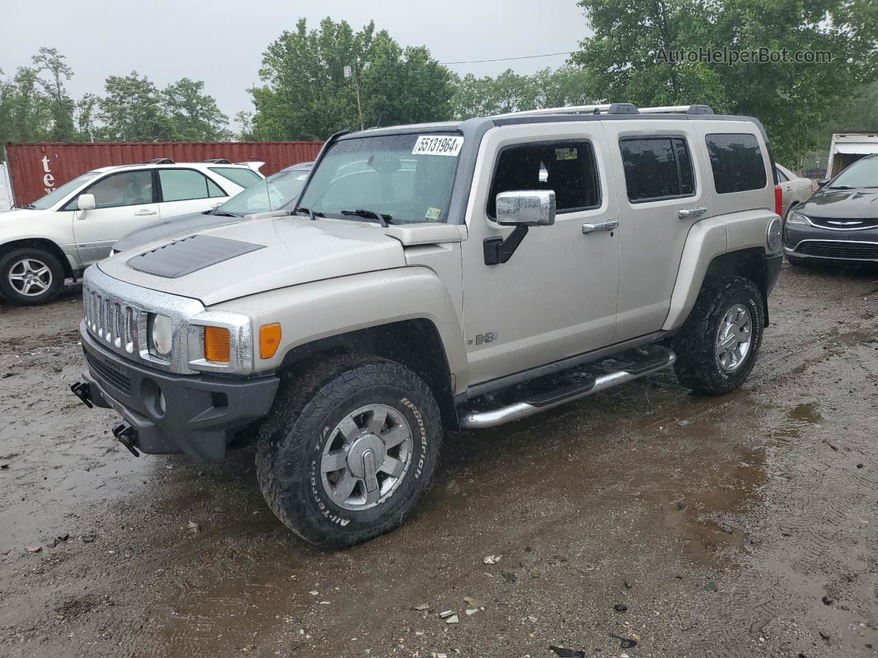 2006 Hummer H3  Beige vin: 5GTDN136868100438