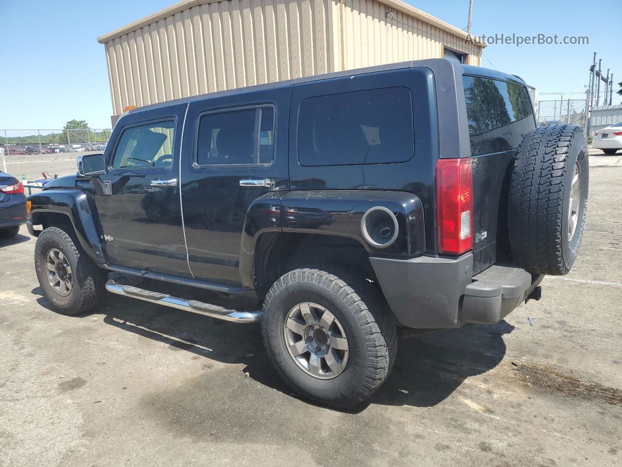 2006 Hummer H3 Black vin: 5GTDN136868134413