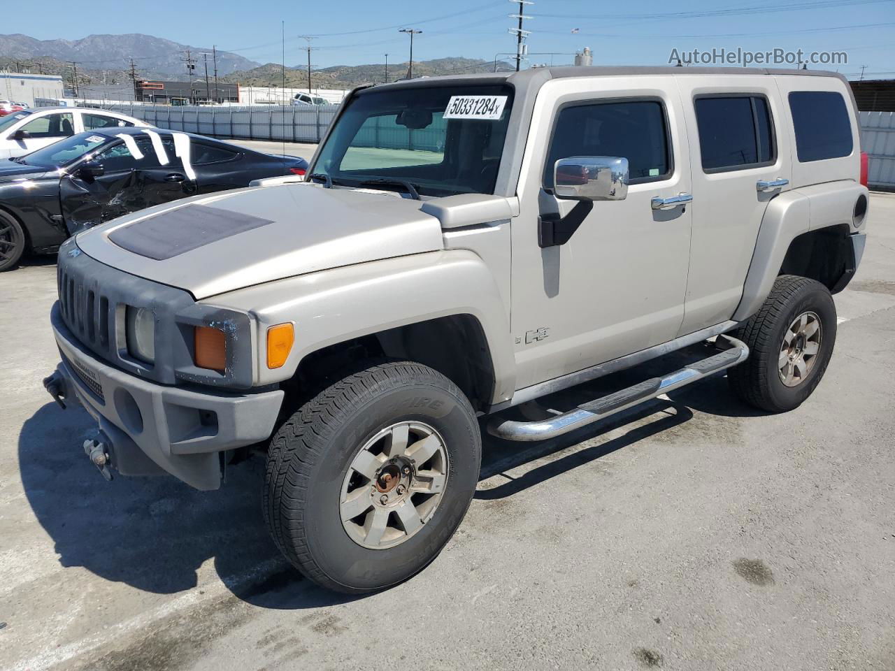 2006 Hummer H3  Beige vin: 5GTDN136868161711