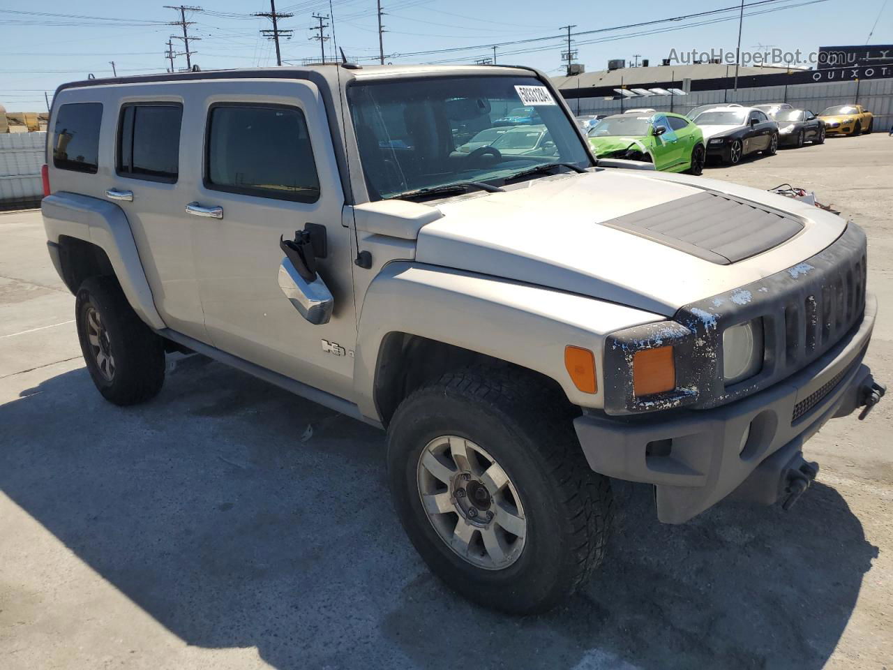 2006 Hummer H3  Beige vin: 5GTDN136868161711