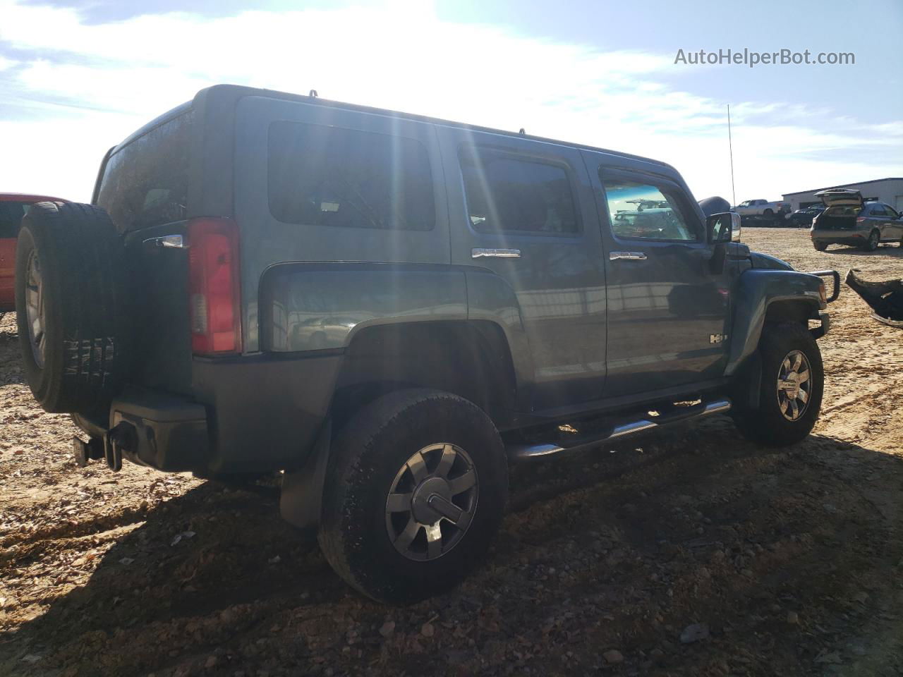 2006 Hummer H3  Gray vin: 5GTDN136868166360