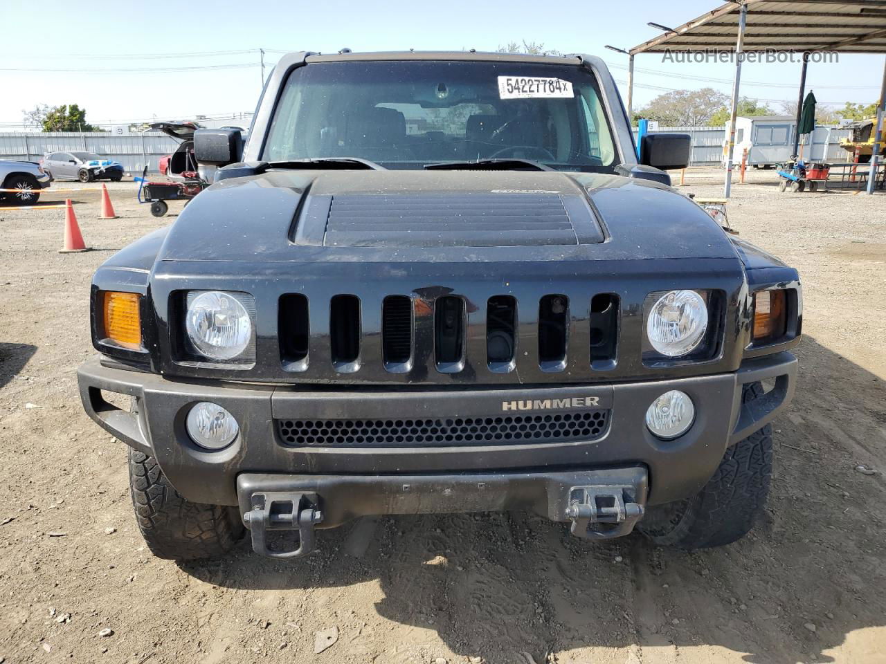 2006 Hummer H3  Черный vin: 5GTDN136868173700