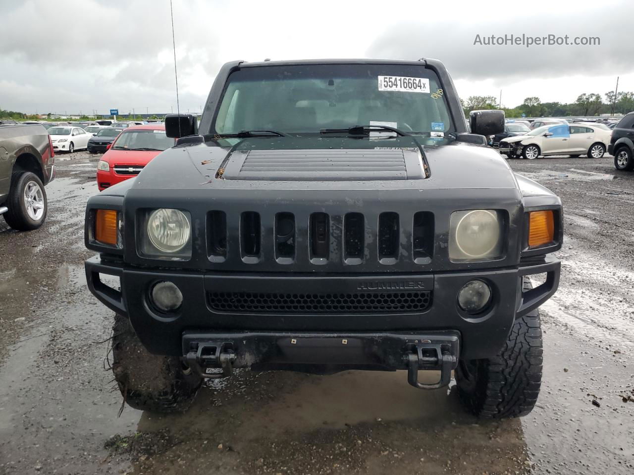 2006 Hummer H3  Black vin: 5GTDN136868180596