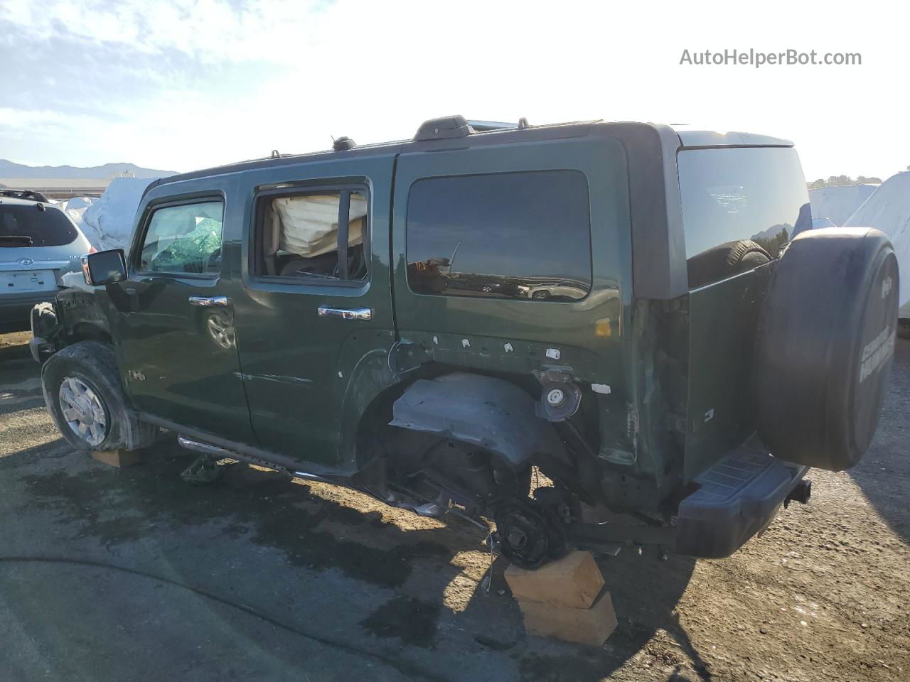 2006 Hummer H3  Green vin: 5GTDN136868198919