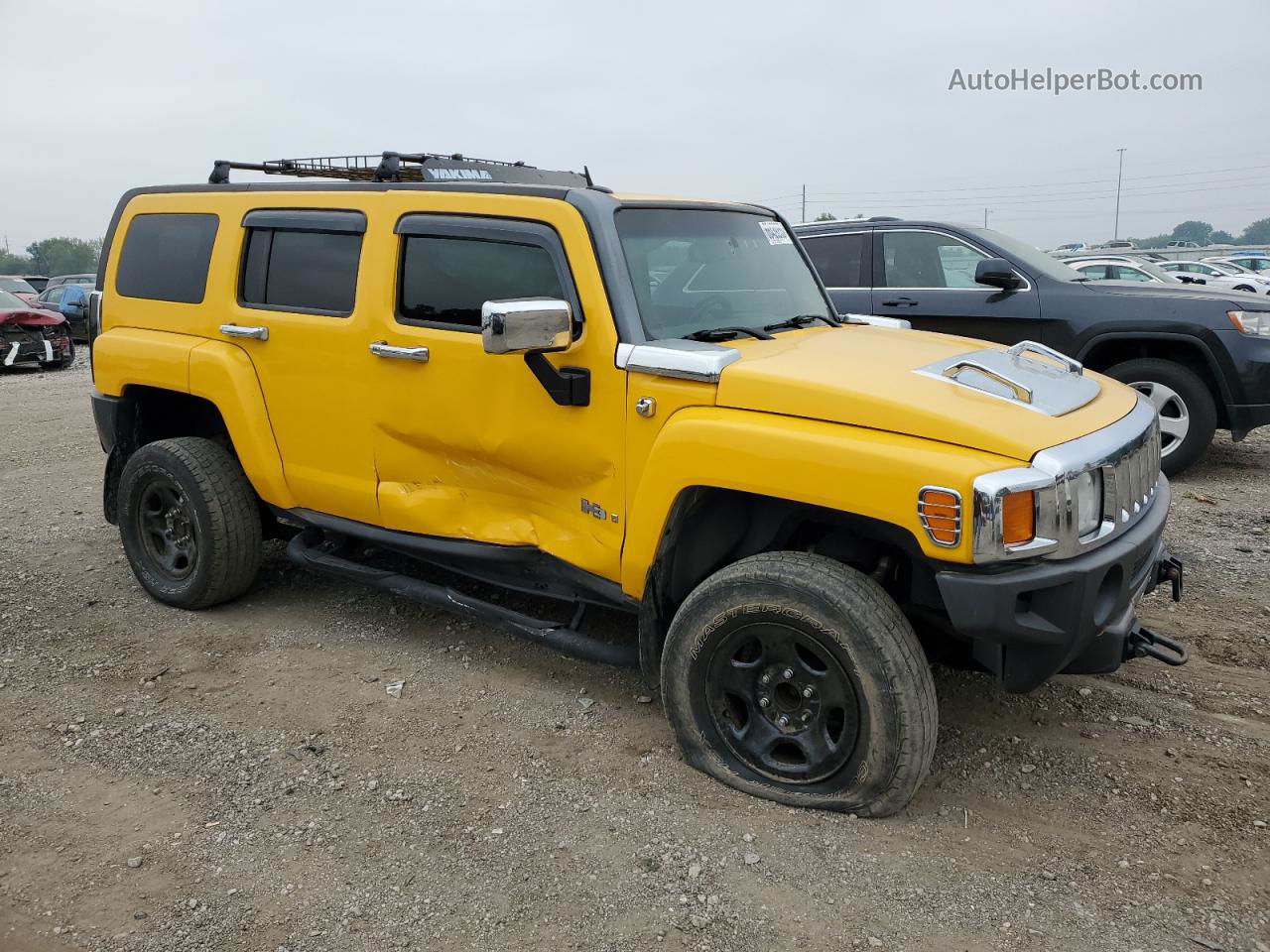 2006 Hummer H3  Yellow vin: 5GTDN136868203178