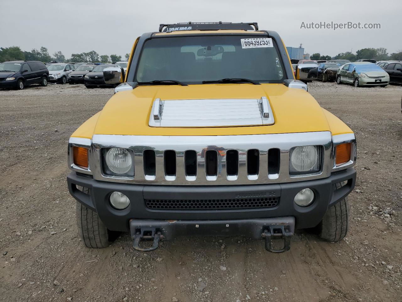 2006 Hummer H3  Yellow vin: 5GTDN136868203178