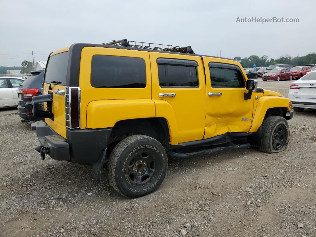 2006 Hummer H3  Желтый vin: 5GTDN136868203178