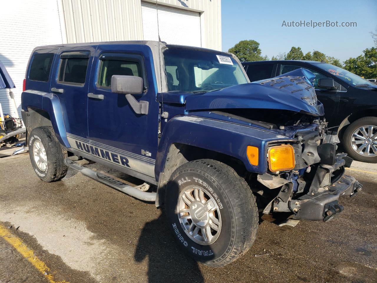 2006 Hummer H3  Blue vin: 5GTDN136868268984