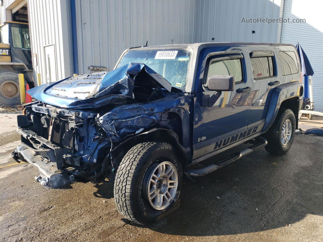 2006 Hummer H3  Blue vin: 5GTDN136868268984