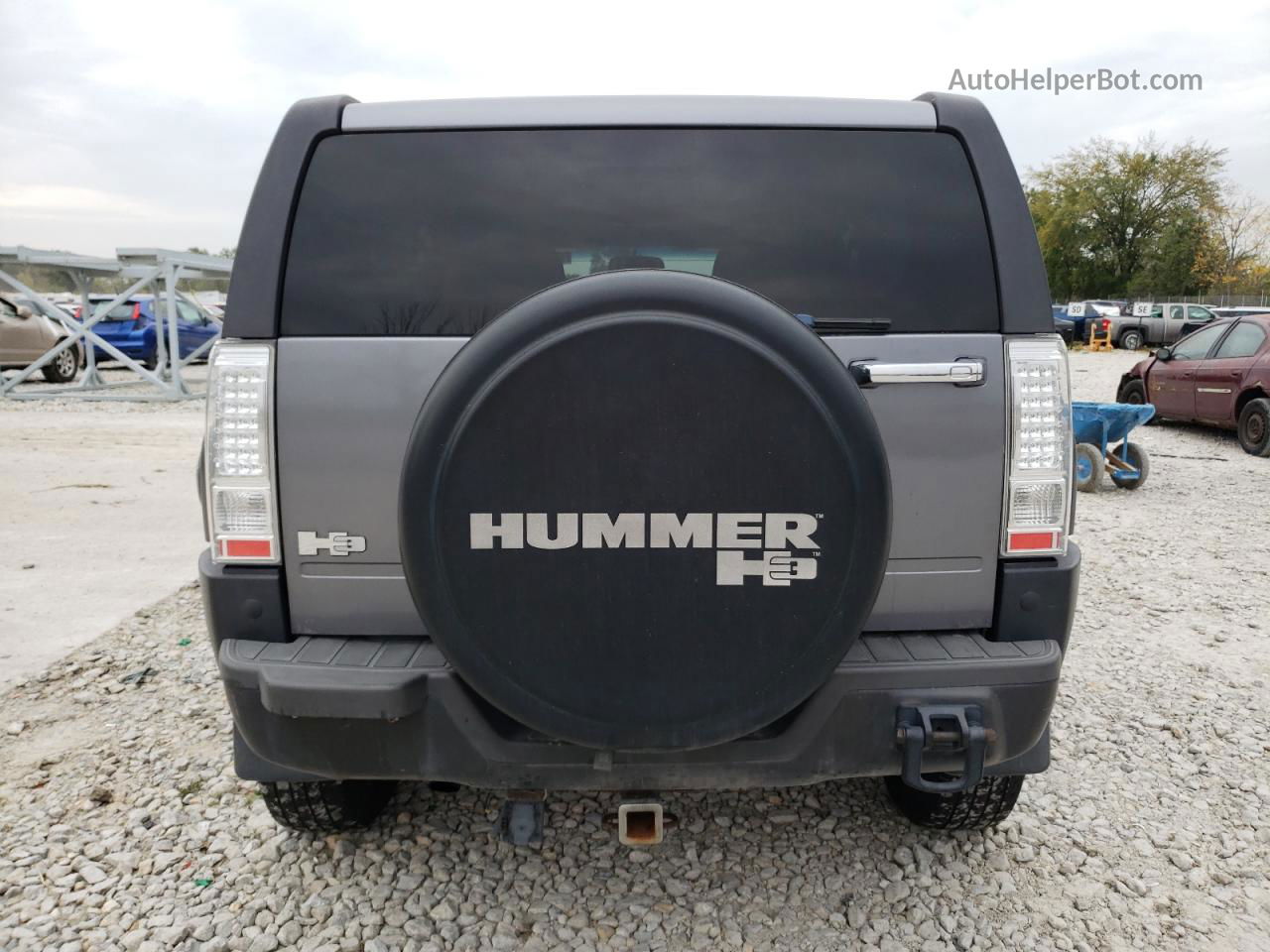 2006 Hummer H3  Серый vin: 5GTDN136868294582