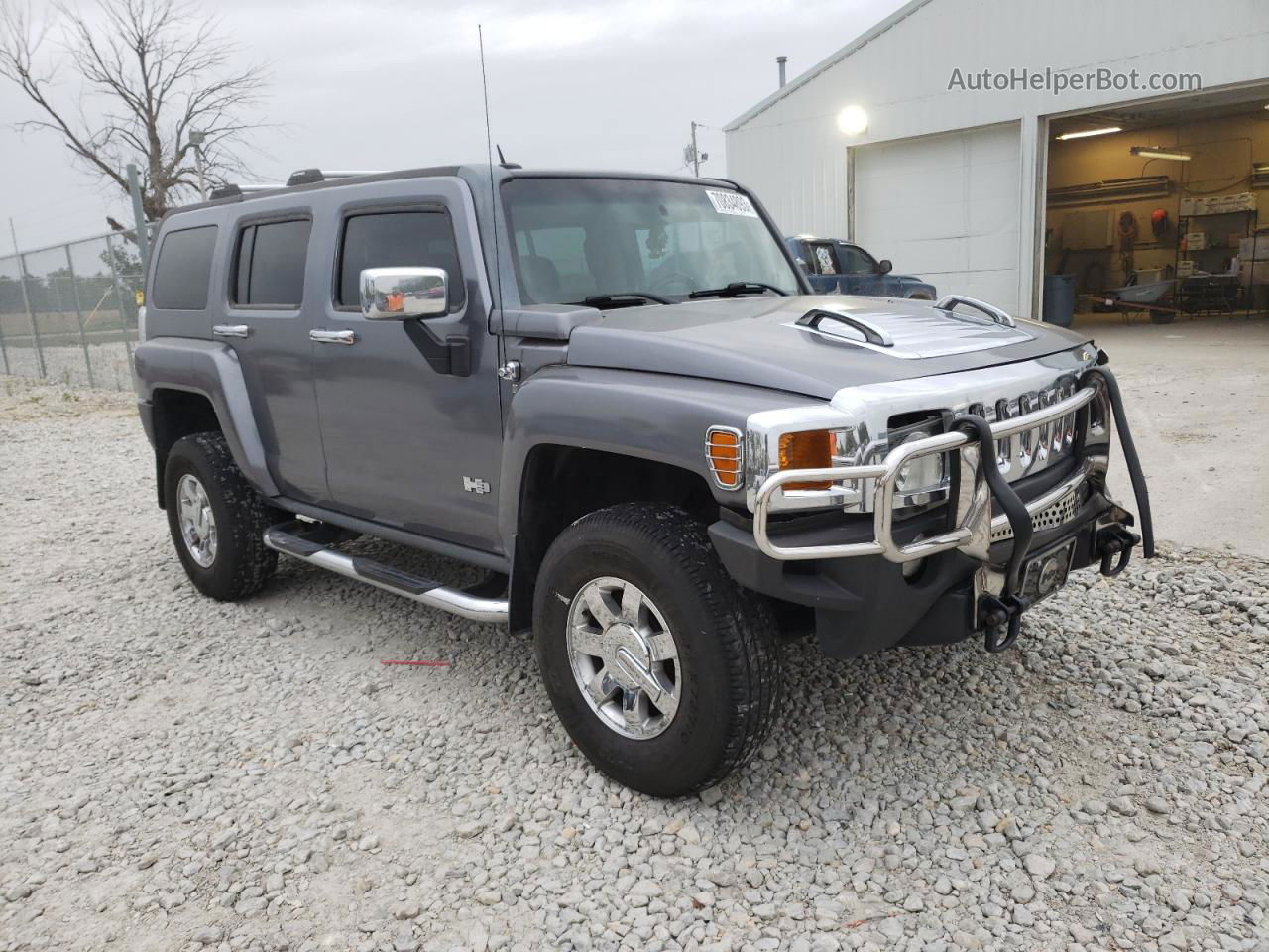 2006 Hummer H3  Gray vin: 5GTDN136868294582