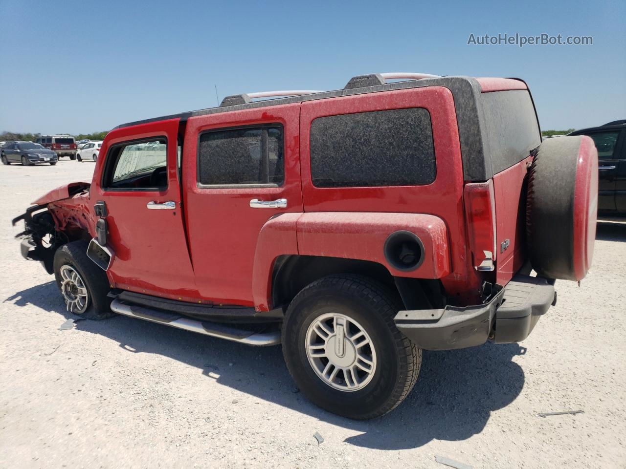 2006 Hummer H3  Красный vin: 5GTDN136868318105