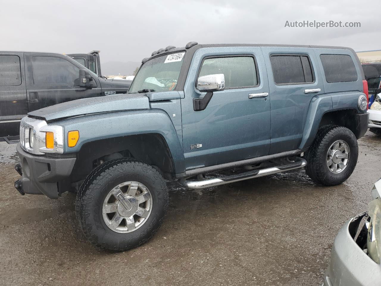 2006 Hummer H3  Синий vin: 5GTDN136868325927