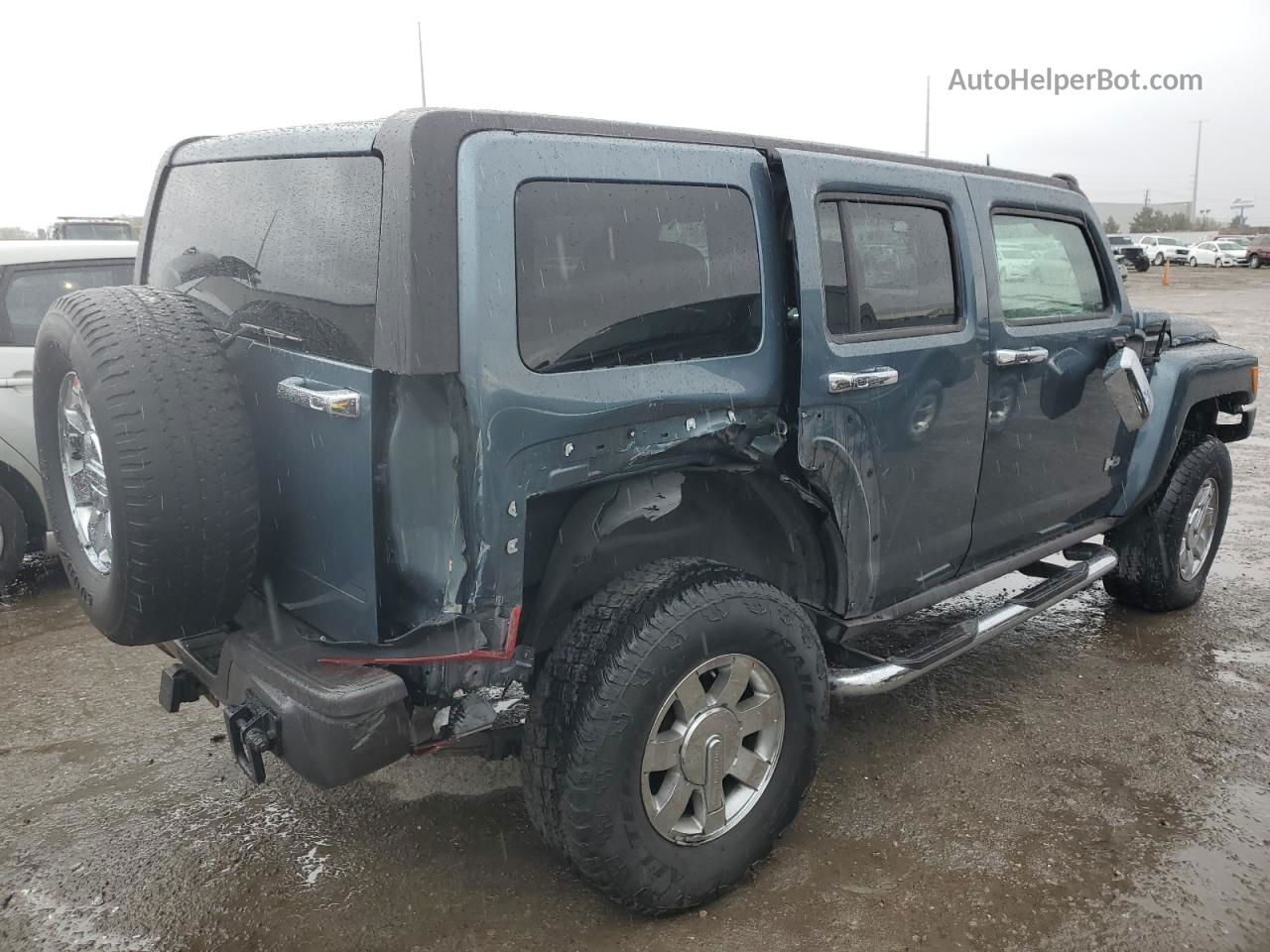 2006 Hummer H3  Blue vin: 5GTDN136868325927