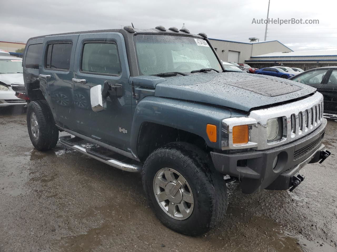 2006 Hummer H3  Синий vin: 5GTDN136868325927