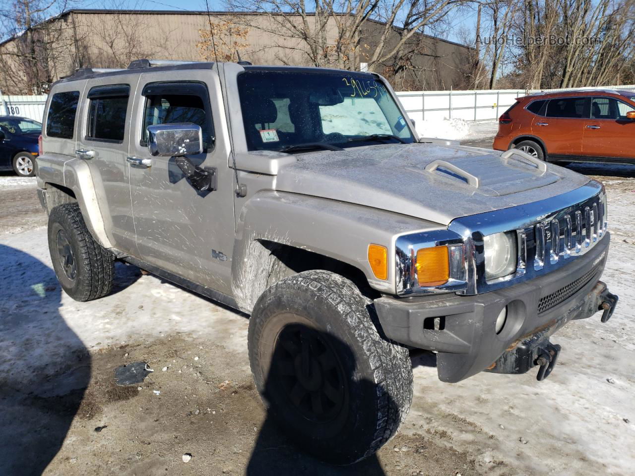 2006 Hummer H3  Beige vin: 5GTDN136968104448