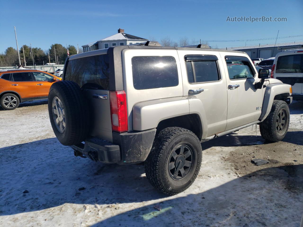 2006 Hummer H3  Beige vin: 5GTDN136968104448