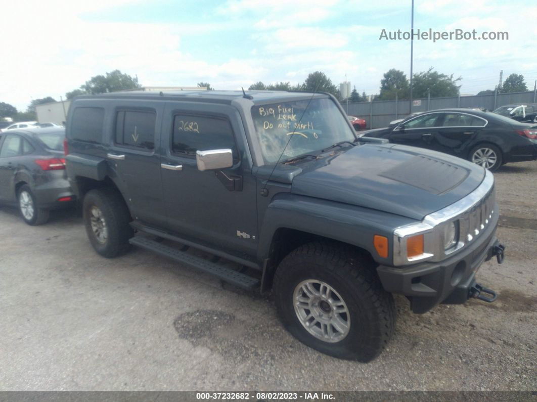 2006 Hummer H3   Gray vin: 5GTDN136968143234