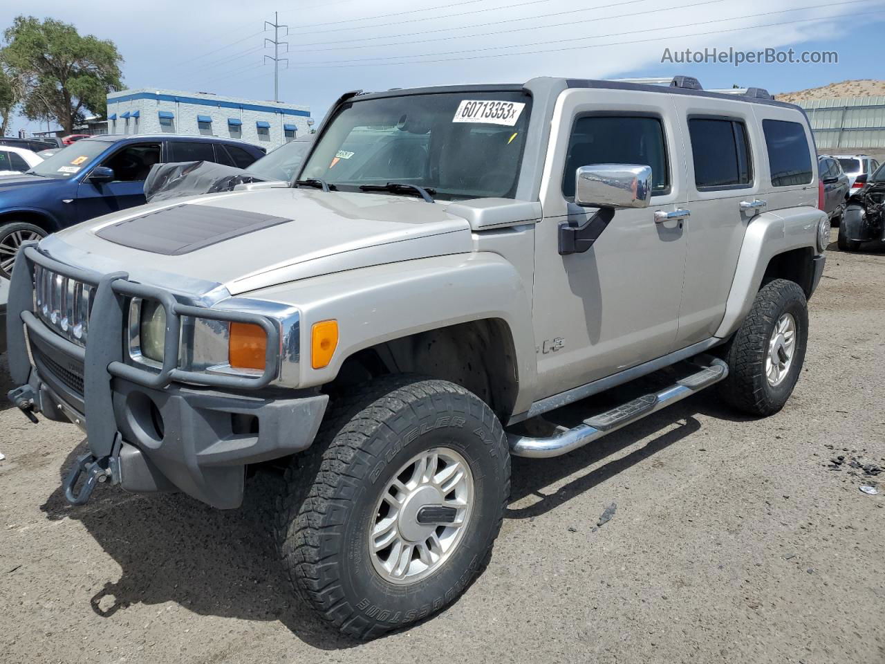 2006 Hummer H3  Серебряный vin: 5GTDN136968177786