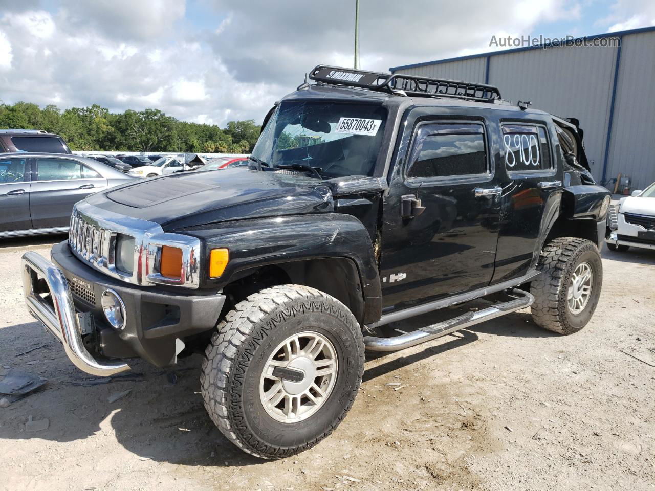 2006 Hummer H3  Black vin: 5GTDN136968185418