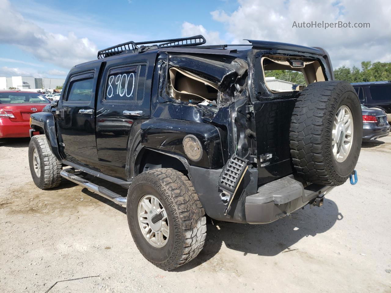 2006 Hummer H3  Black vin: 5GTDN136968185418