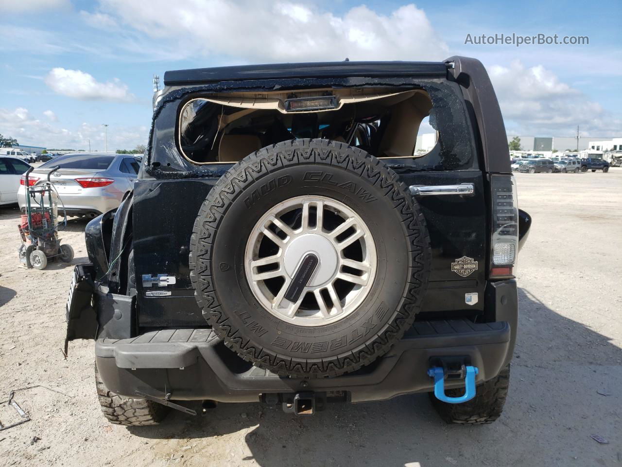 2006 Hummer H3  Black vin: 5GTDN136968185418